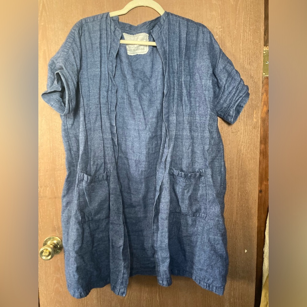 Not Perfect Linen wool/linen blend duster